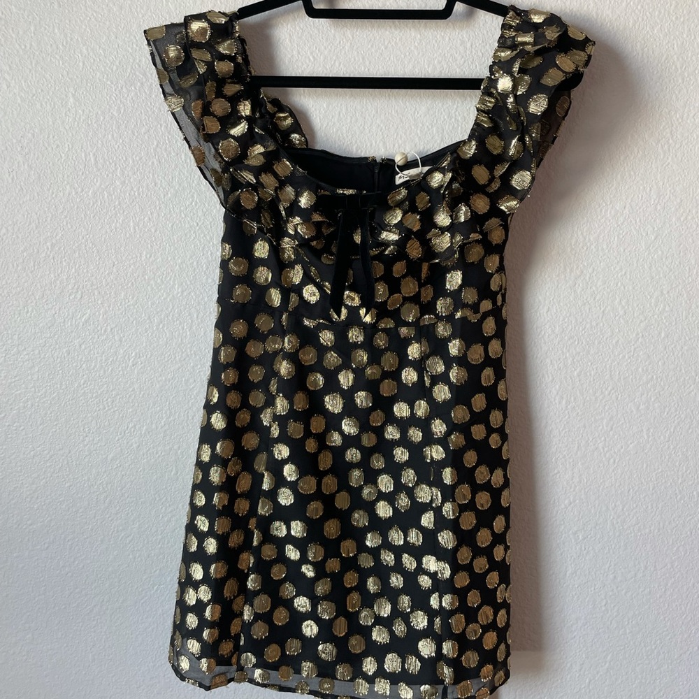 For Love & Lemons Lottie Ruffle Mini Dress NWT